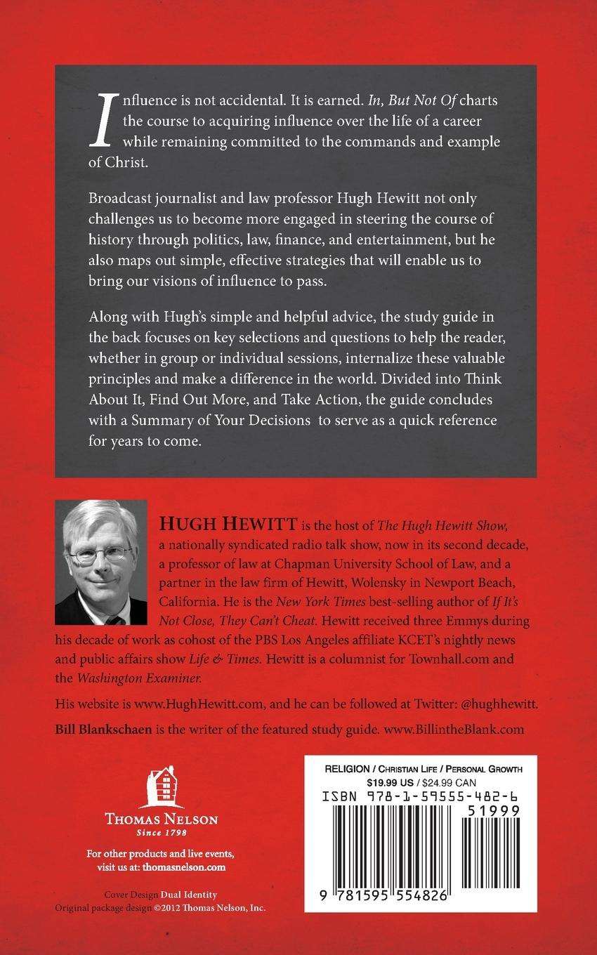 Rückseitencover In, But Not of Revised and Updated