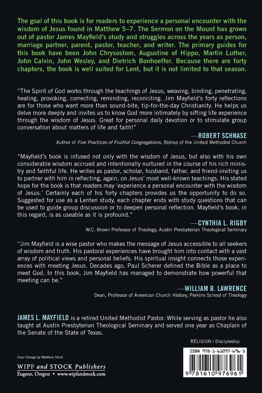 Rückseitencover The Sermon on the Mount