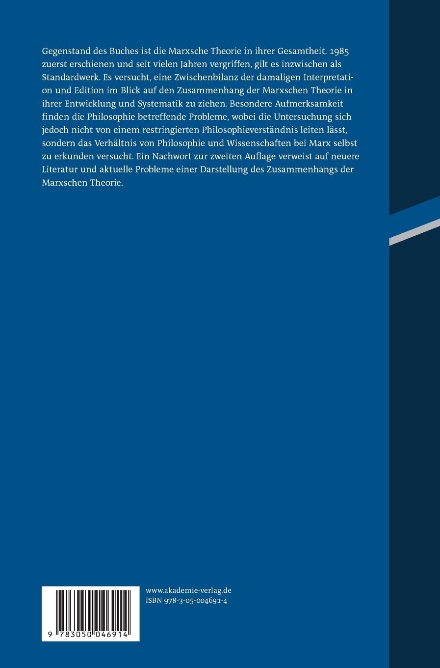 Rückseitencover Karl Marx