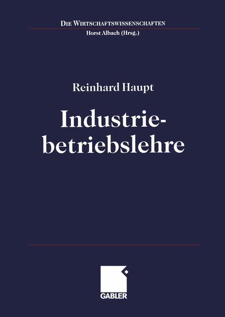 Vorderes Coverbild Industriebetriebslehre