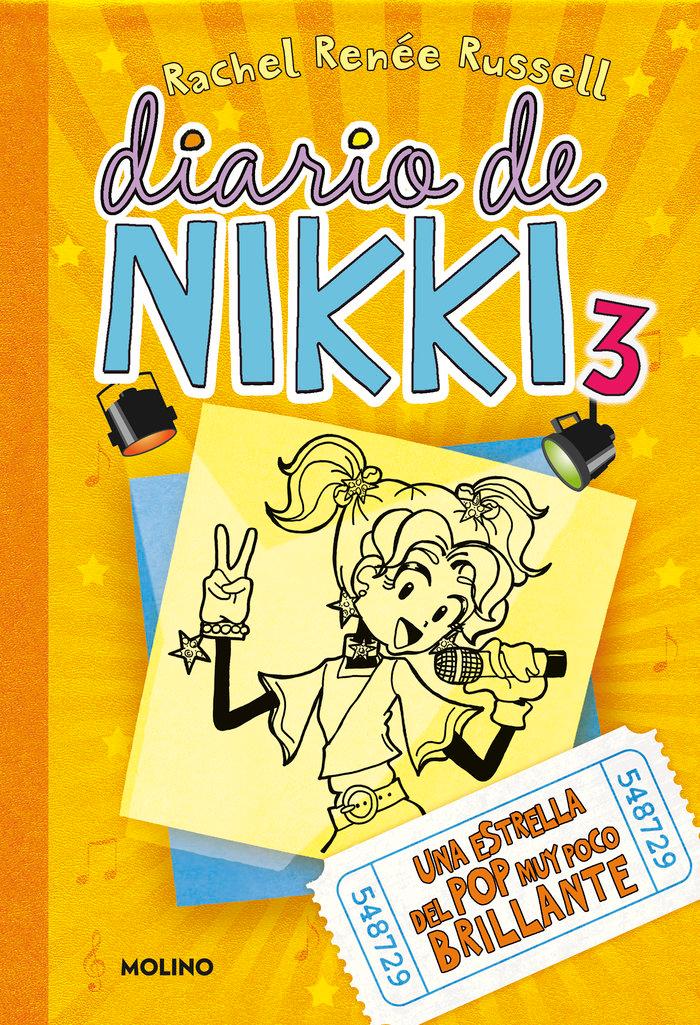 Vorderes Coverbild Diario de Nikki 3. Una estrella del pop muy poco brillante