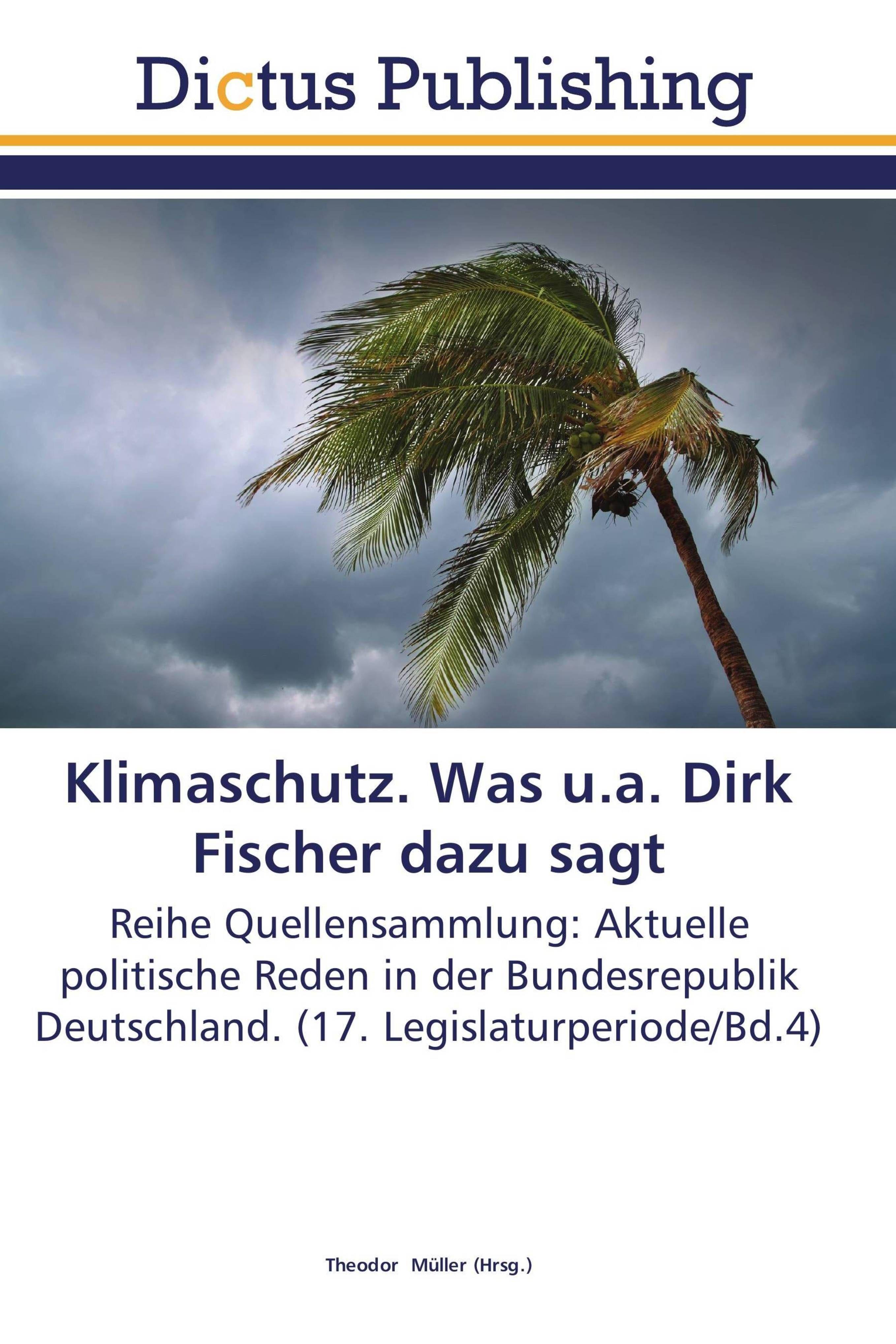 Vorderes Coverbild Klimaschutz. Was u.a. Dirk Fischer dazu sagt