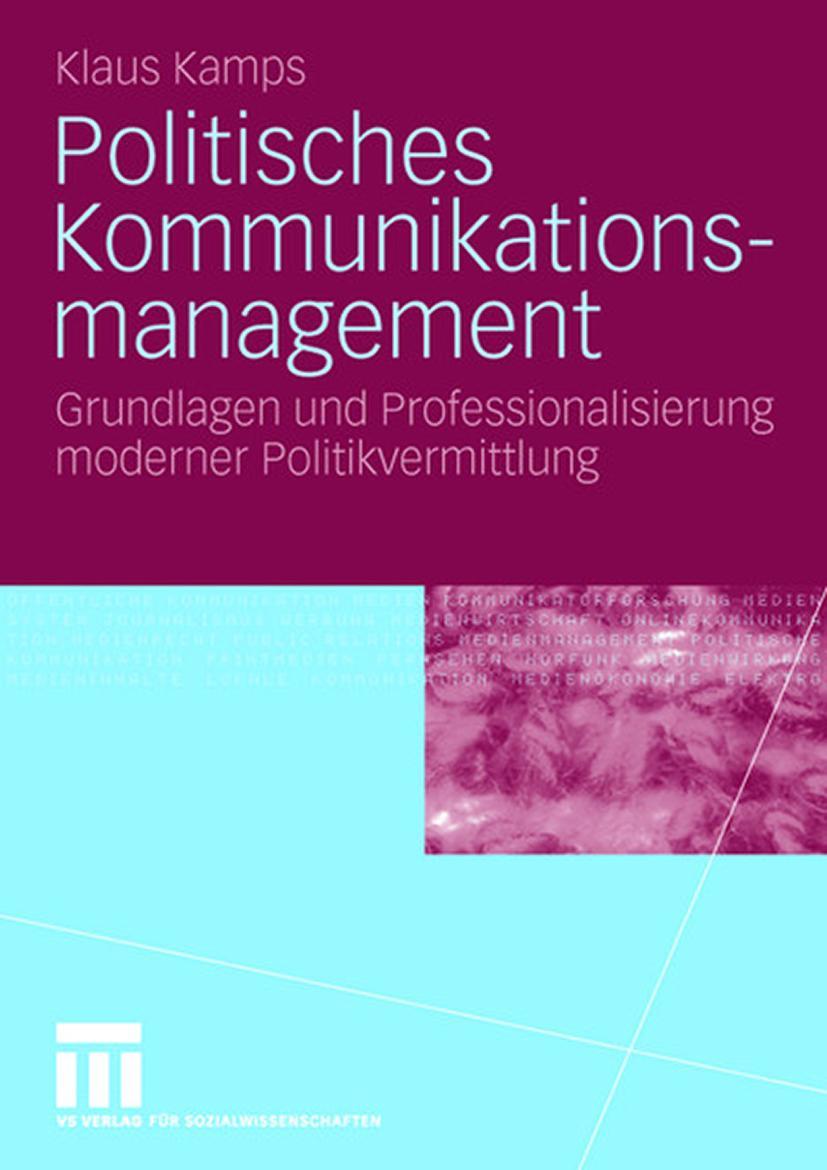 Vorderes Coverbild Politisches Kommunikationsmanagement