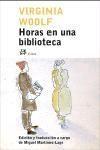 Vorderes Coverbild Horas en una biblioteca