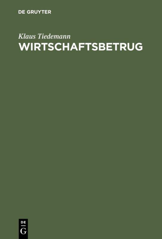 Vorderes Coverbild Wirtschaftsbetrug