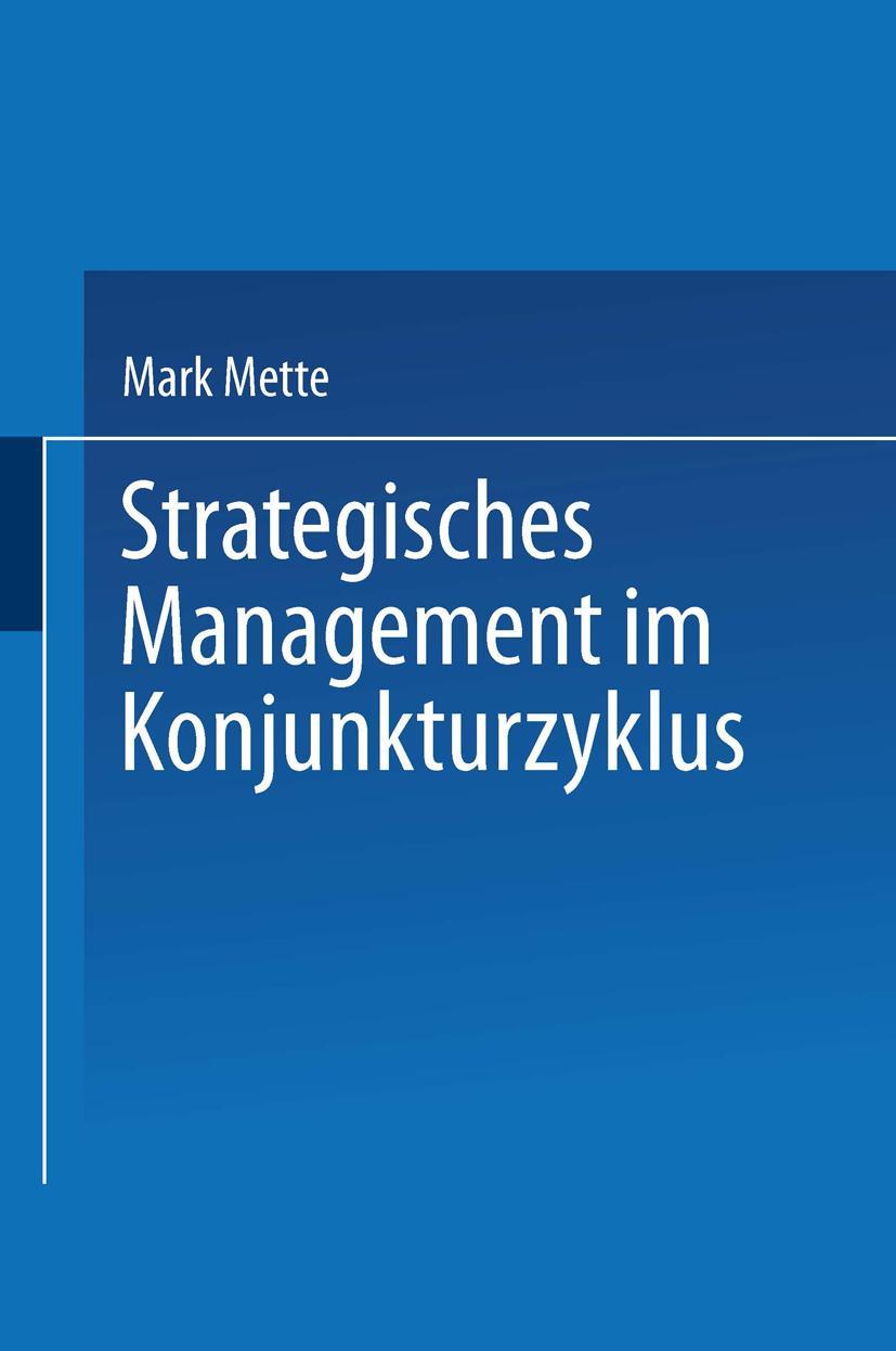 Vorderes Coverbild Strategisches Management im Konjunkturzyklus