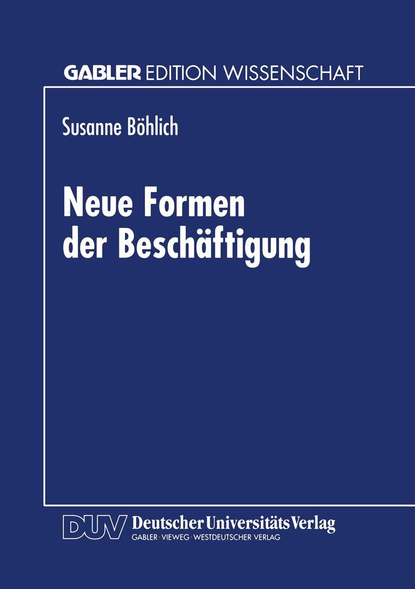 Vorderes Coverbild Neue Formen der Beschäftigung