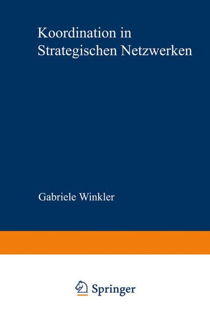 Vorderes Coverbild Koordination in strategischen Netzwerken
