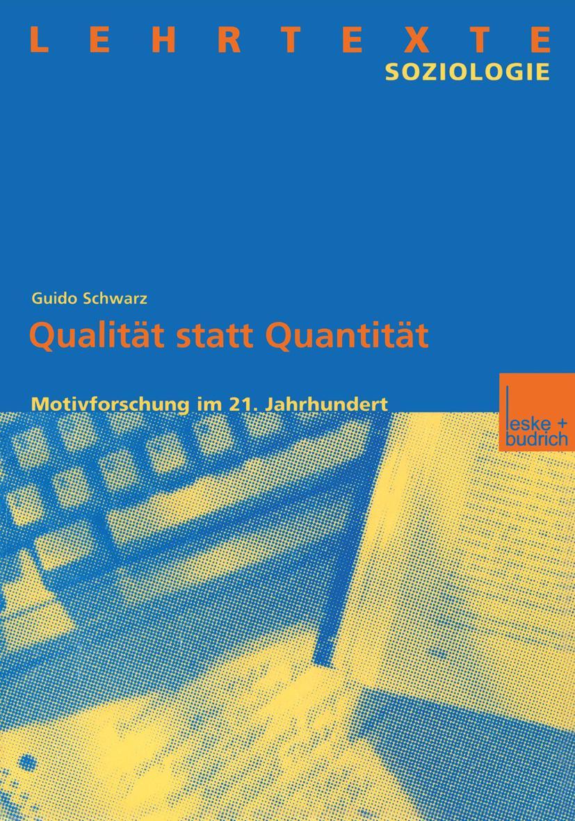 Vorderes Coverbild Qualität statt Quantität