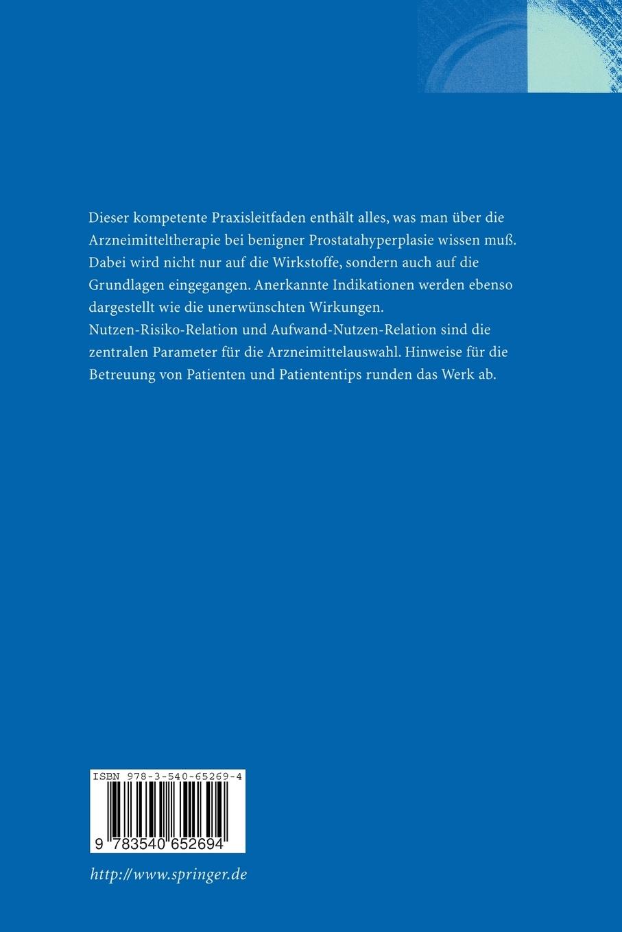 Rückseitencover Benigne Prostatahyperplasie