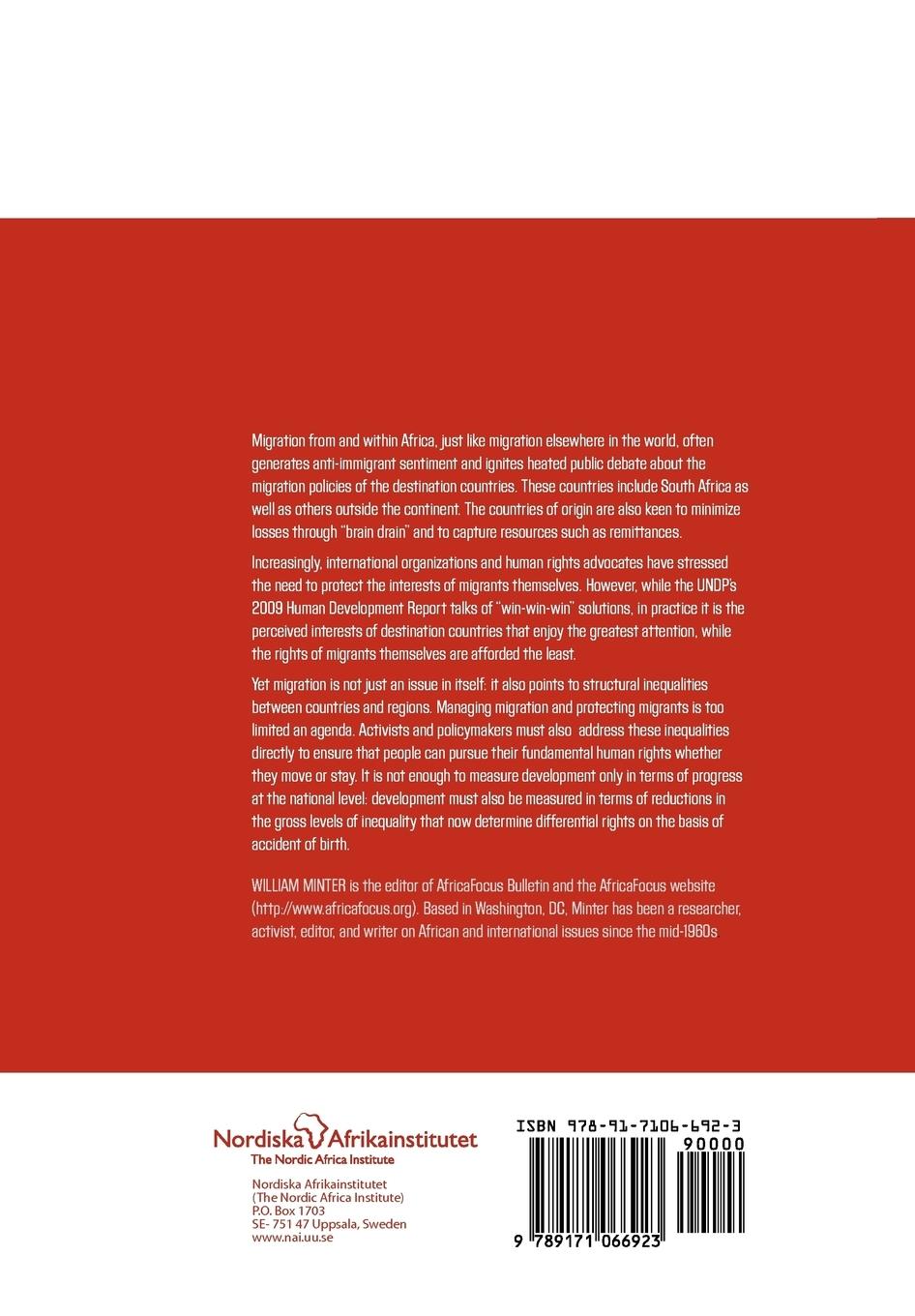 Rückseitencover African Migration, Global Inequalities, and Human Rights. Connecting the Dots