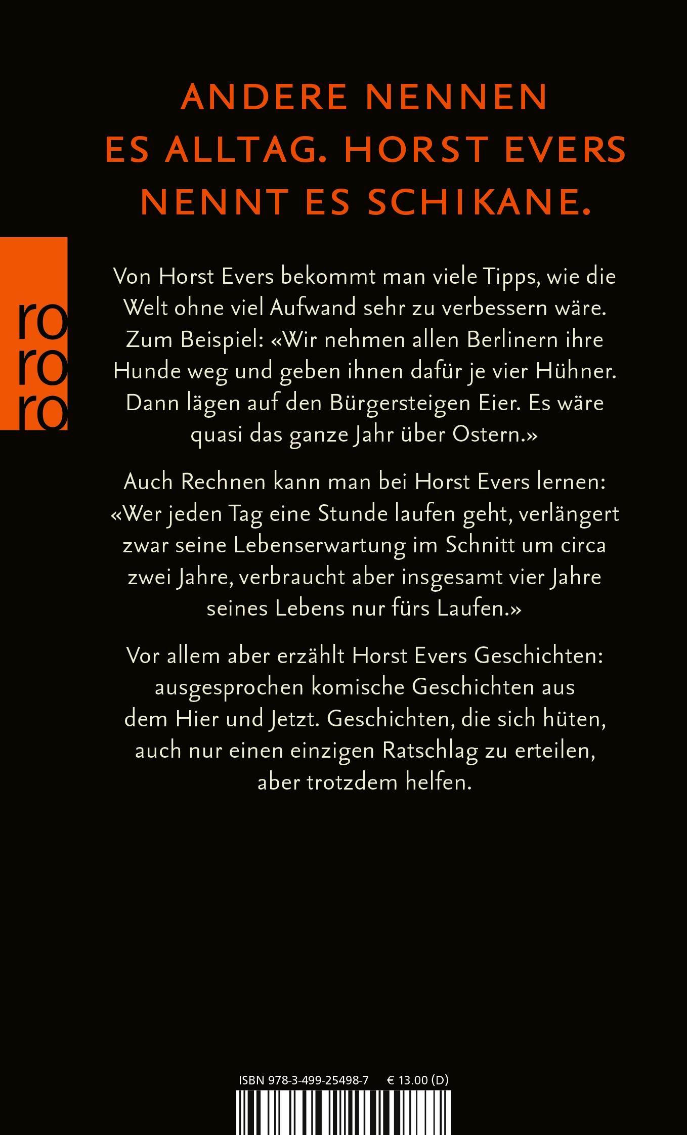 Rückseitencover Für Eile fehlt mir die Zeit