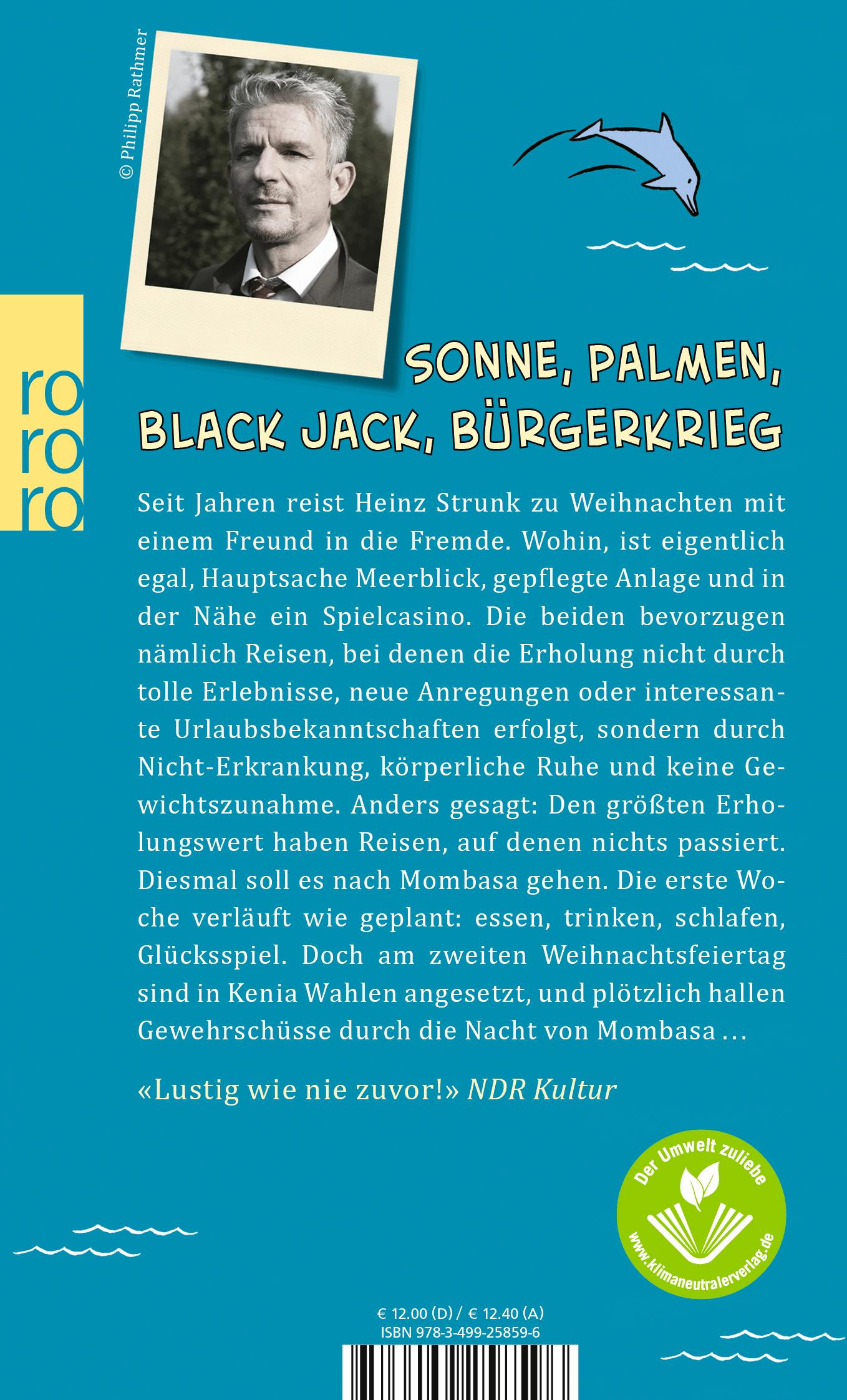 Rückseitencover Heinz Strunk in Afrika