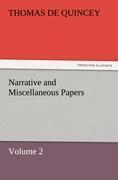 Vorderes Coverbild Narrative and Miscellaneous Papers - Volume 2