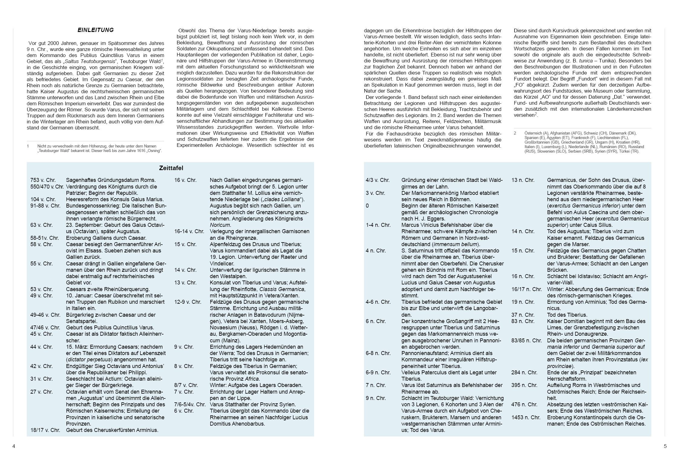 Beispielinhalt (Bild) Das Heer des Varus