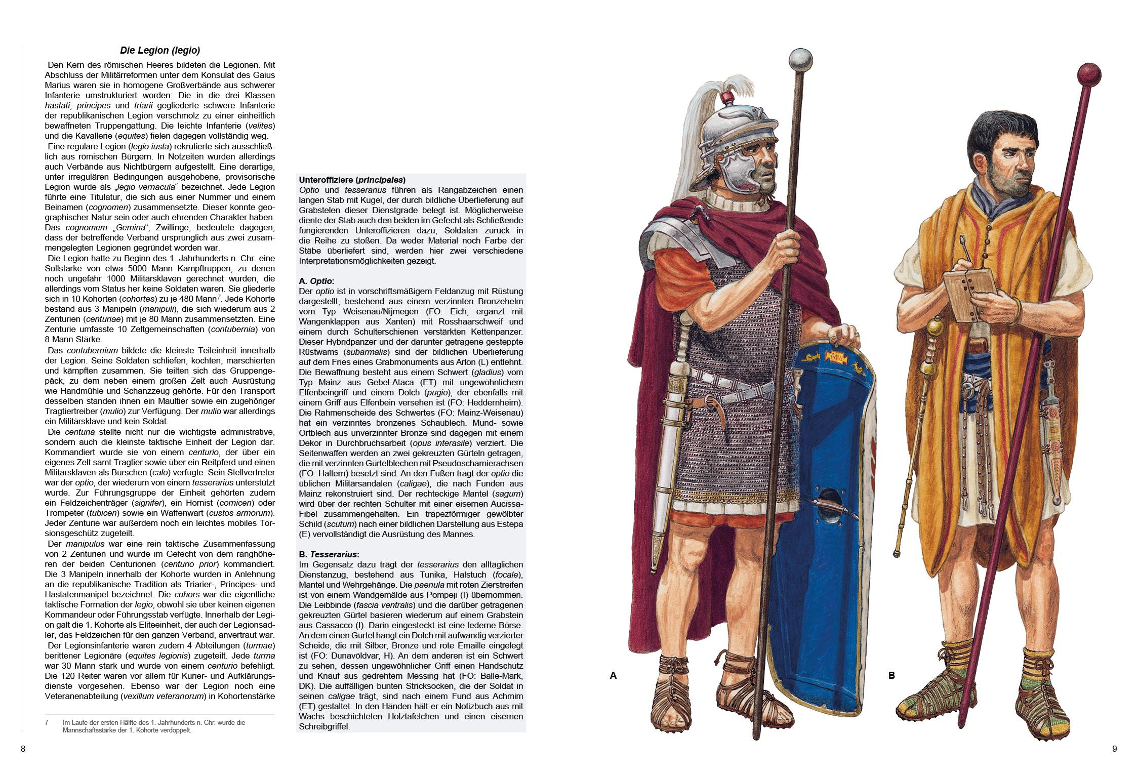 Beispielinhalt (Bild) Das Heer des Varus