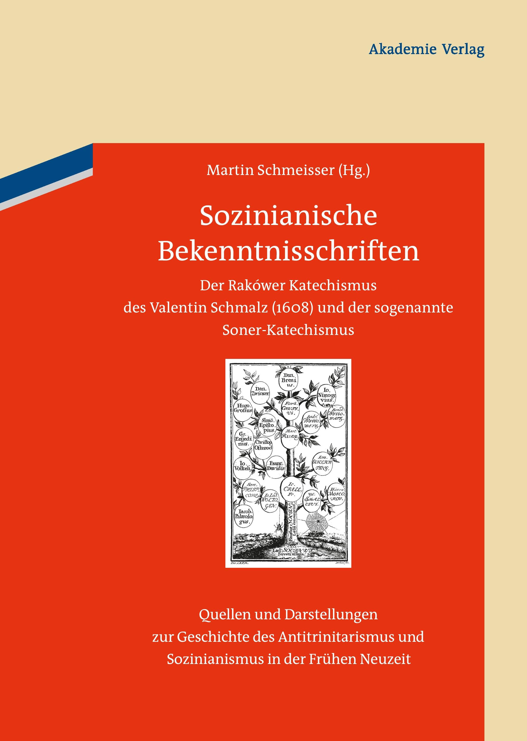 Vorderes Coverbild Sozinianische Bekenntnisschriften