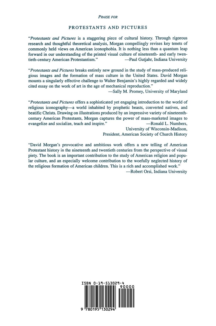 Rückseitencover Protestants and Pictures