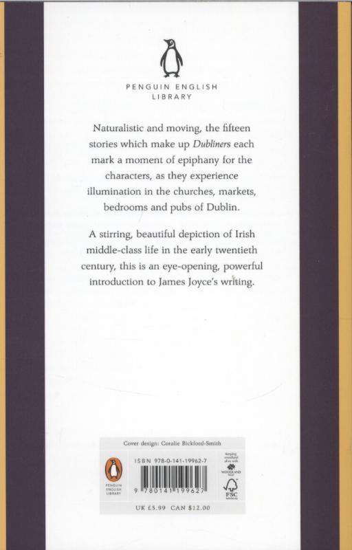 Rückseitencover Dubliners