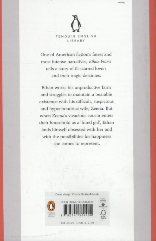 Rückseitencover Ethan Frome