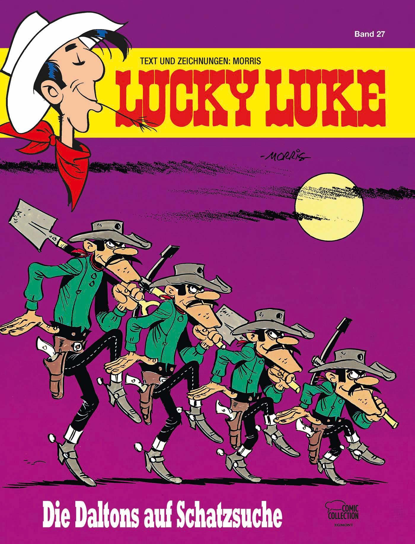Vorderes Coverbild Lucky Luke 27 - Die Daltons auf Schatzsuche