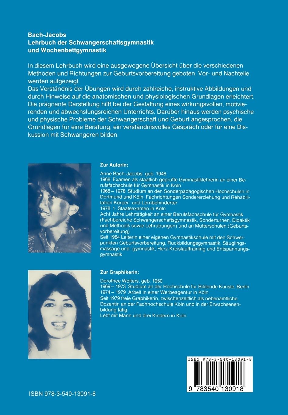 Rückseitencover Lehrbuch der Schwangerschaftsgymnastik und Wochenbettgymnastik