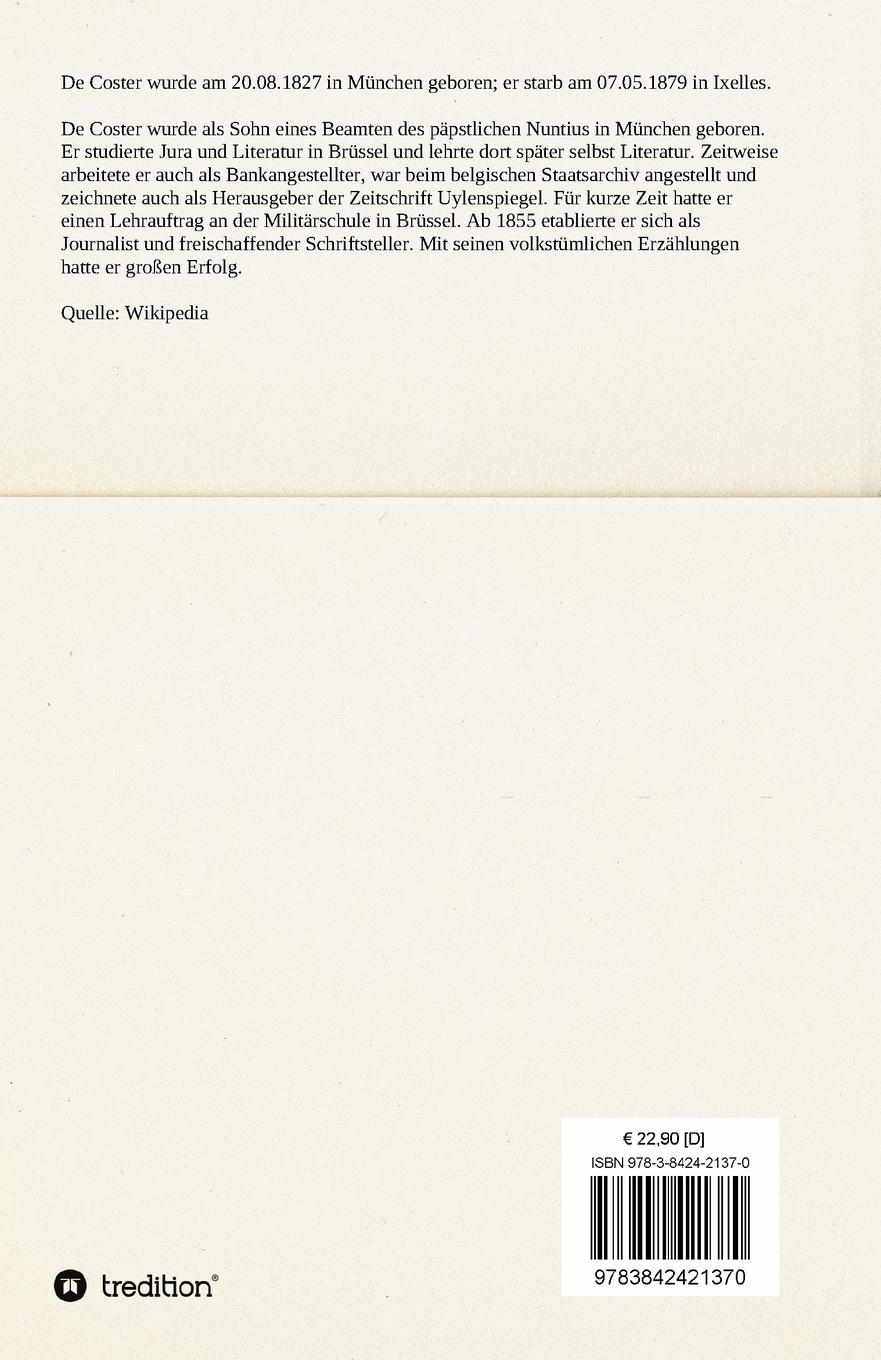 Rückseitencover Ulenspiegel