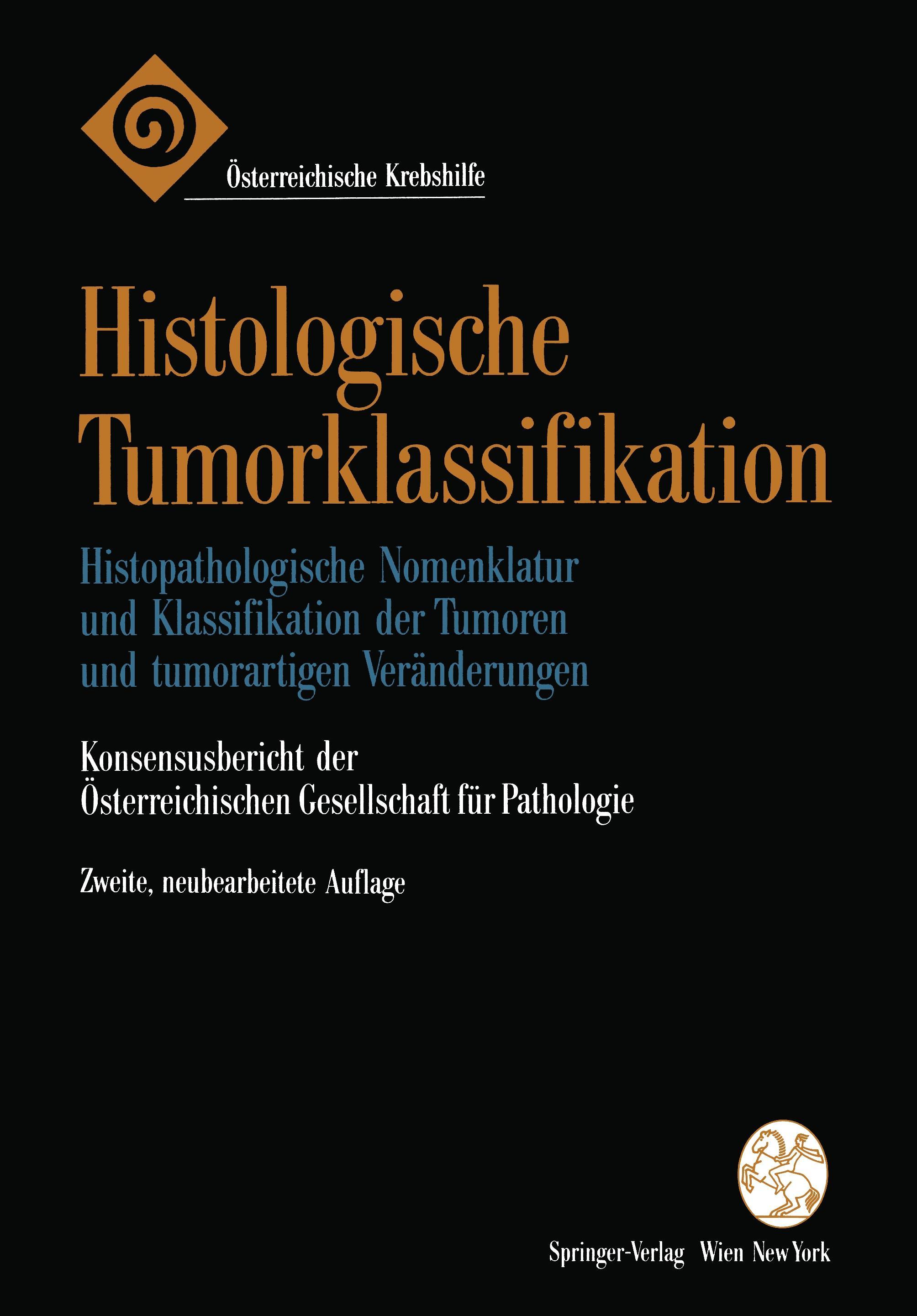Vorderes Coverbild Histologische Tumorklassifikation