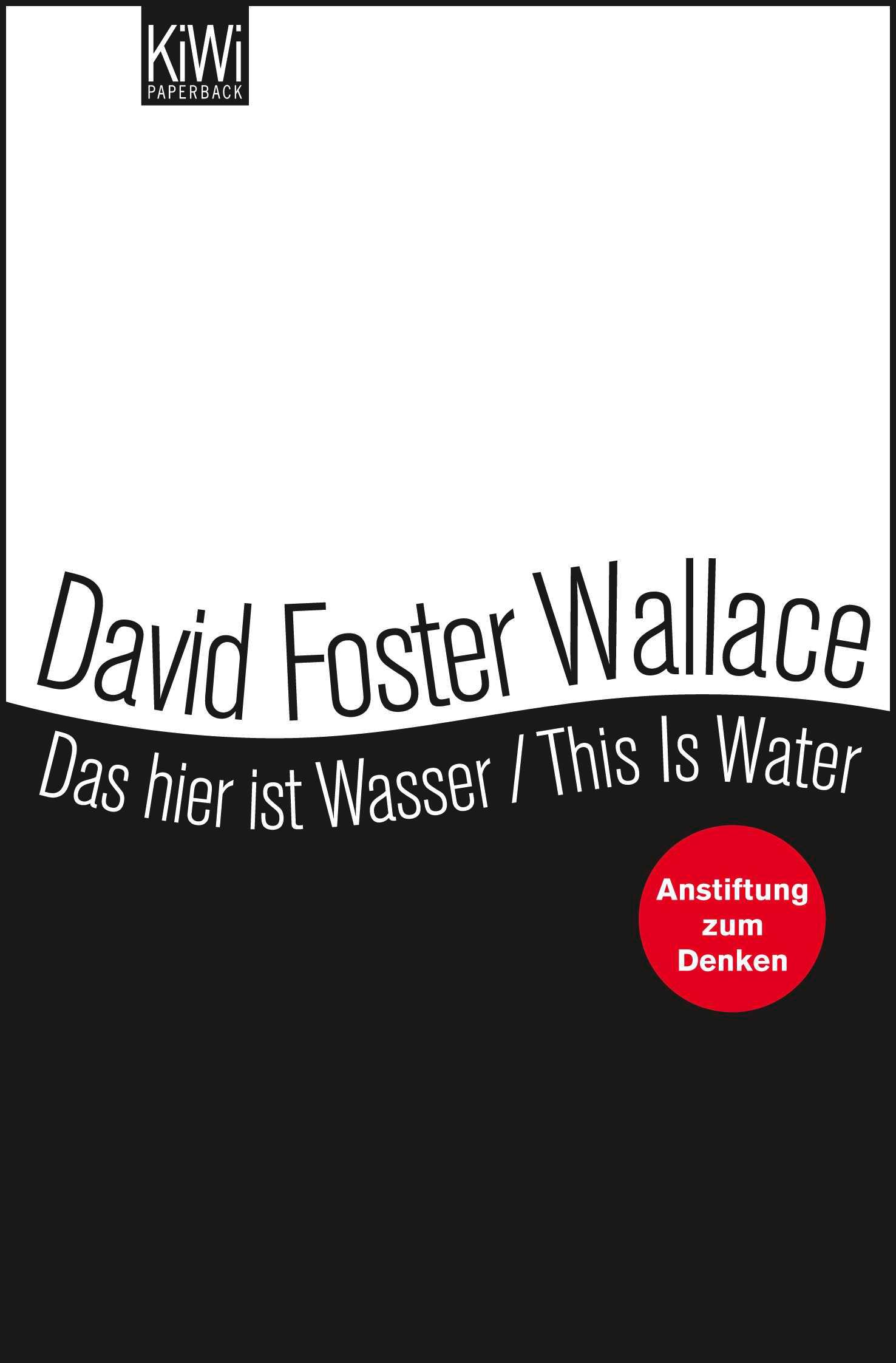 Vorderes Coverbild Das hier ist Wasser / This is water