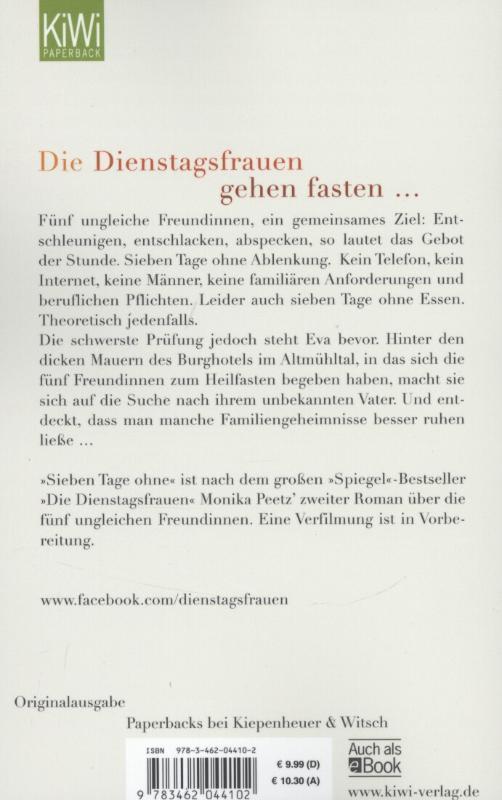 Rückseitencover Sieben Tage ohne