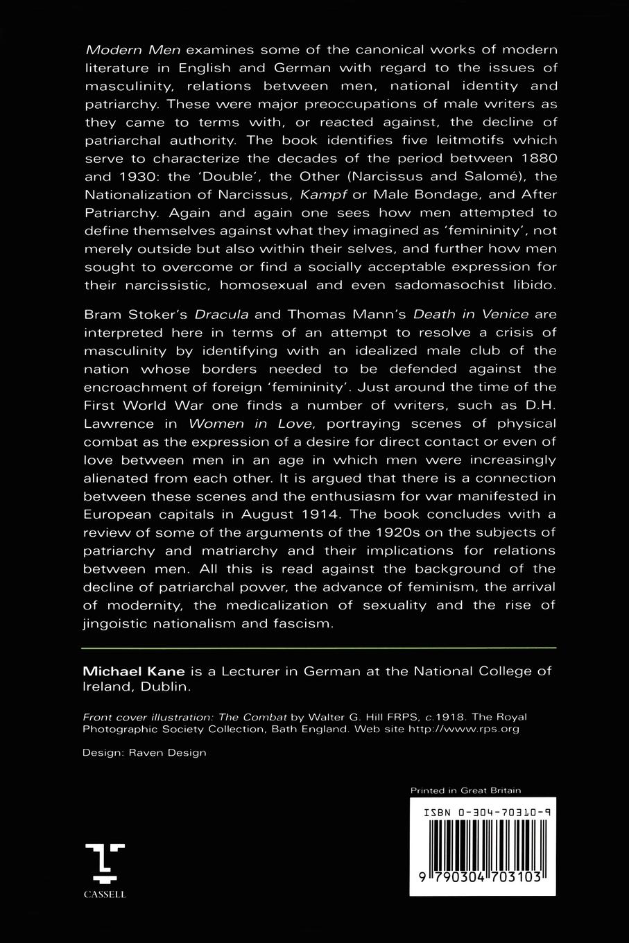 Rückseitencover Modern Men