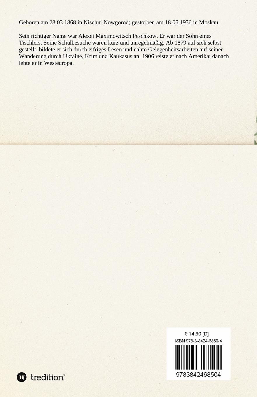 Rückseitencover Meister-Erzählungen