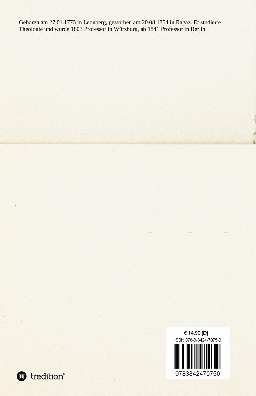 Rückseitencover Von der Weltseele