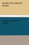 Vorderes Coverbild Essays on Work and Culture