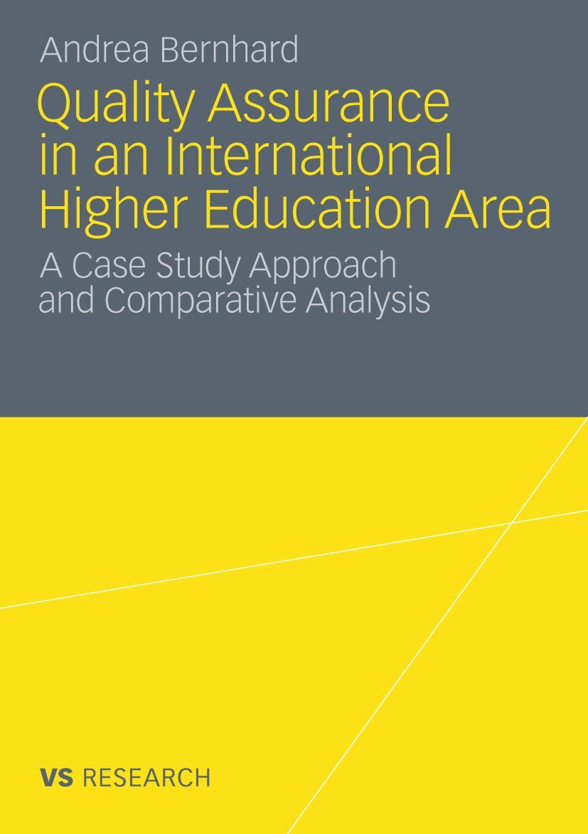 Vorderes Coverbild Quality Assurance in an International Higher Education Area