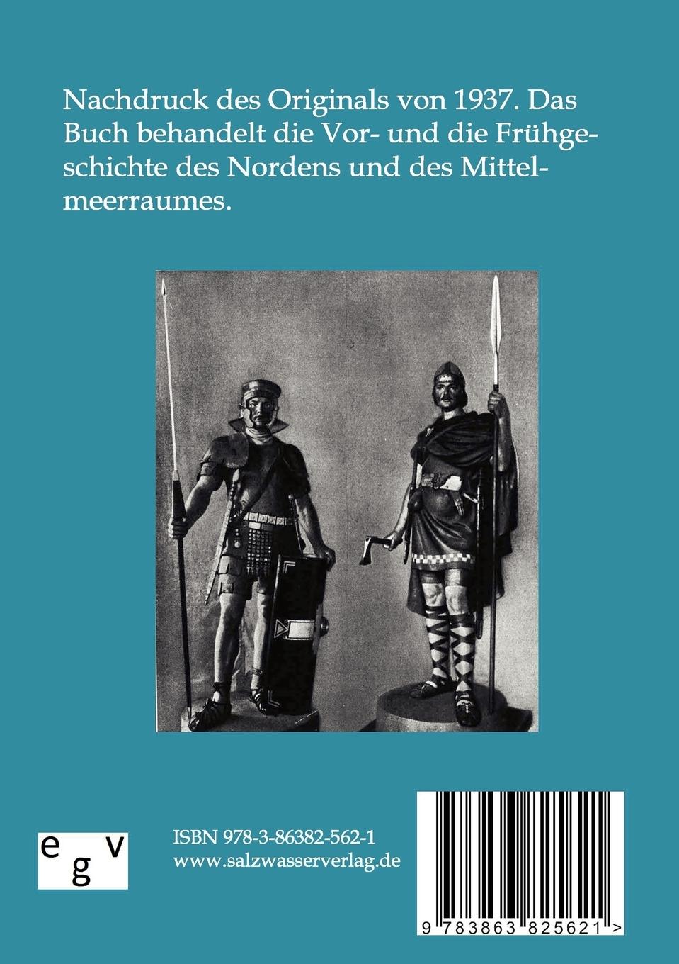 Rückseitencover Vor- und Frühgeschichte des Nordens und des Mittelmeerraumes
