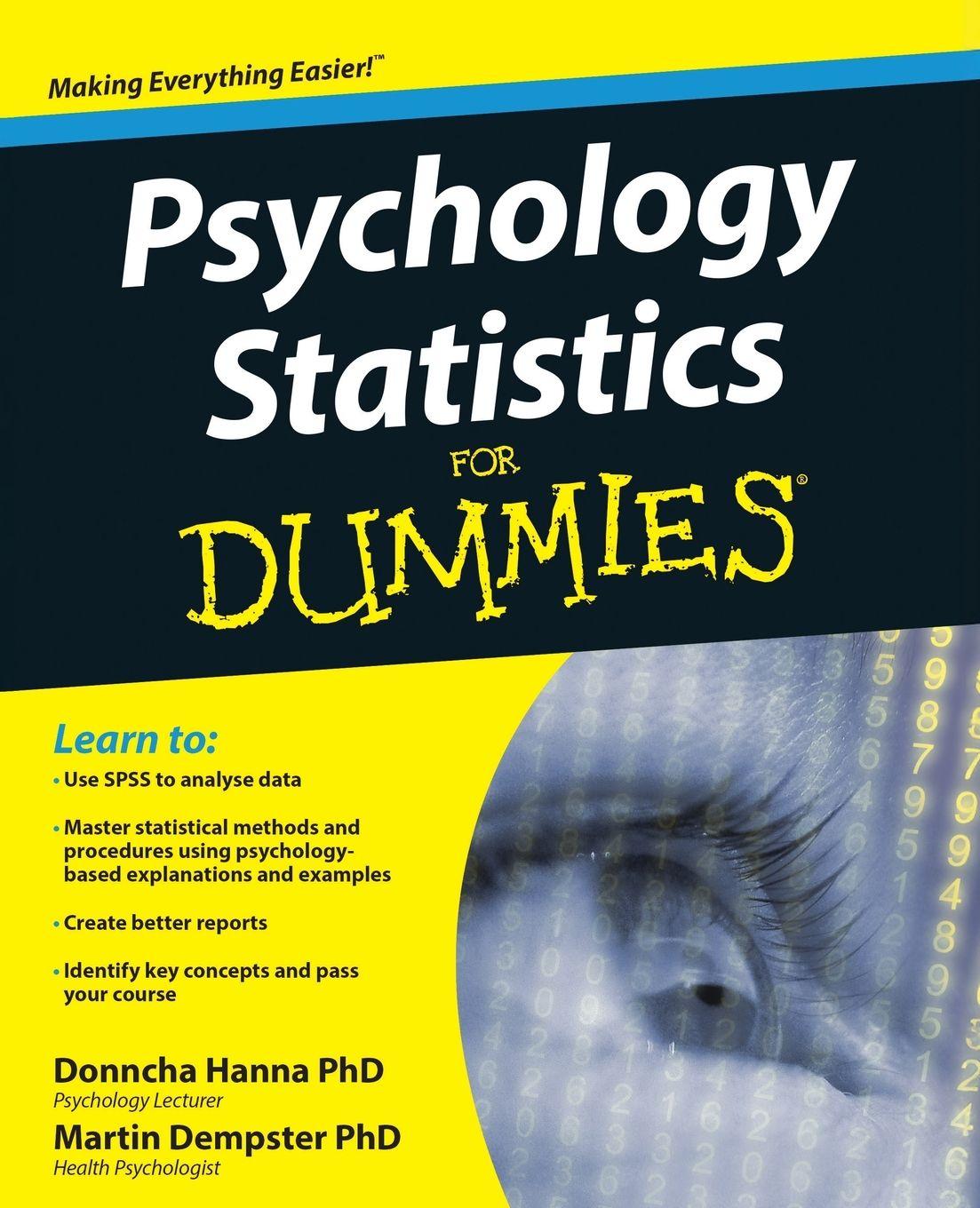 Vorderes Coverbild Psychology Statistics For Dummies