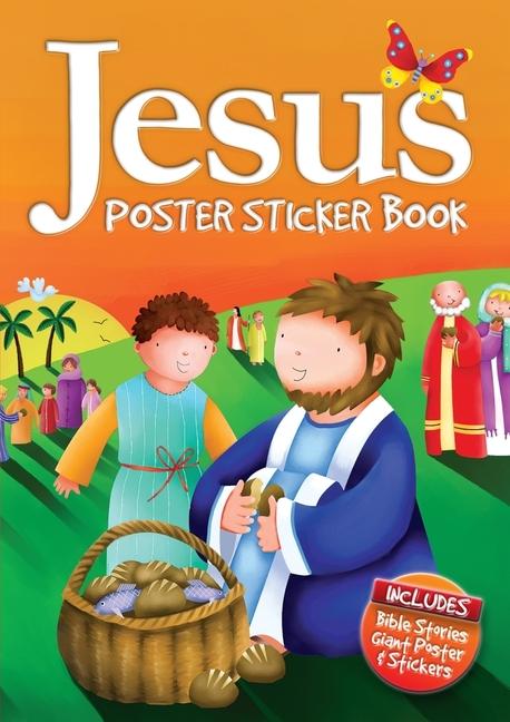 Vorderes Coverbild Jesus Poster Sticker Book