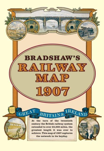 Vorderes Coverbild Bradshaw's Railway Folded Map 1907