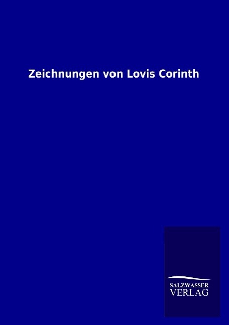 Vorderes Coverbild Zeichnungen von Lovis Corinth