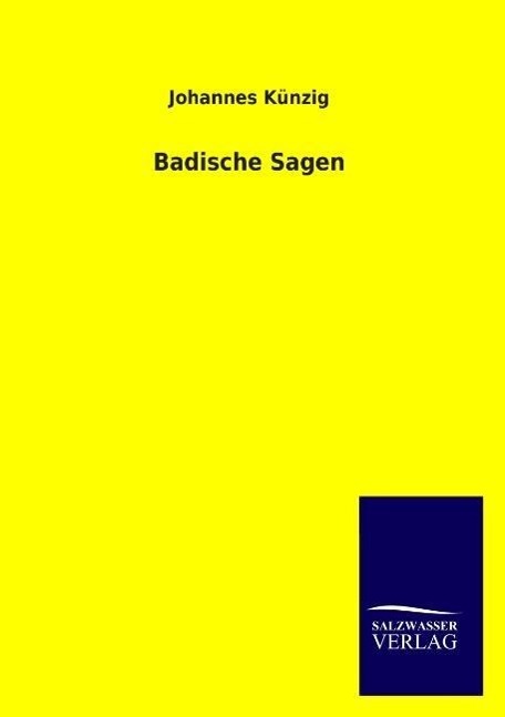 Vorderes Coverbild Badische Sagen