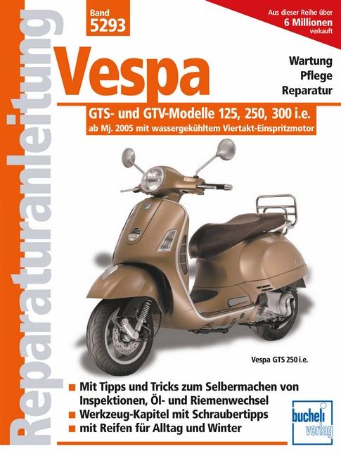 Vorderes Coverbild Vespa GTS 125/250/300  -  ab Modelljahr 2005