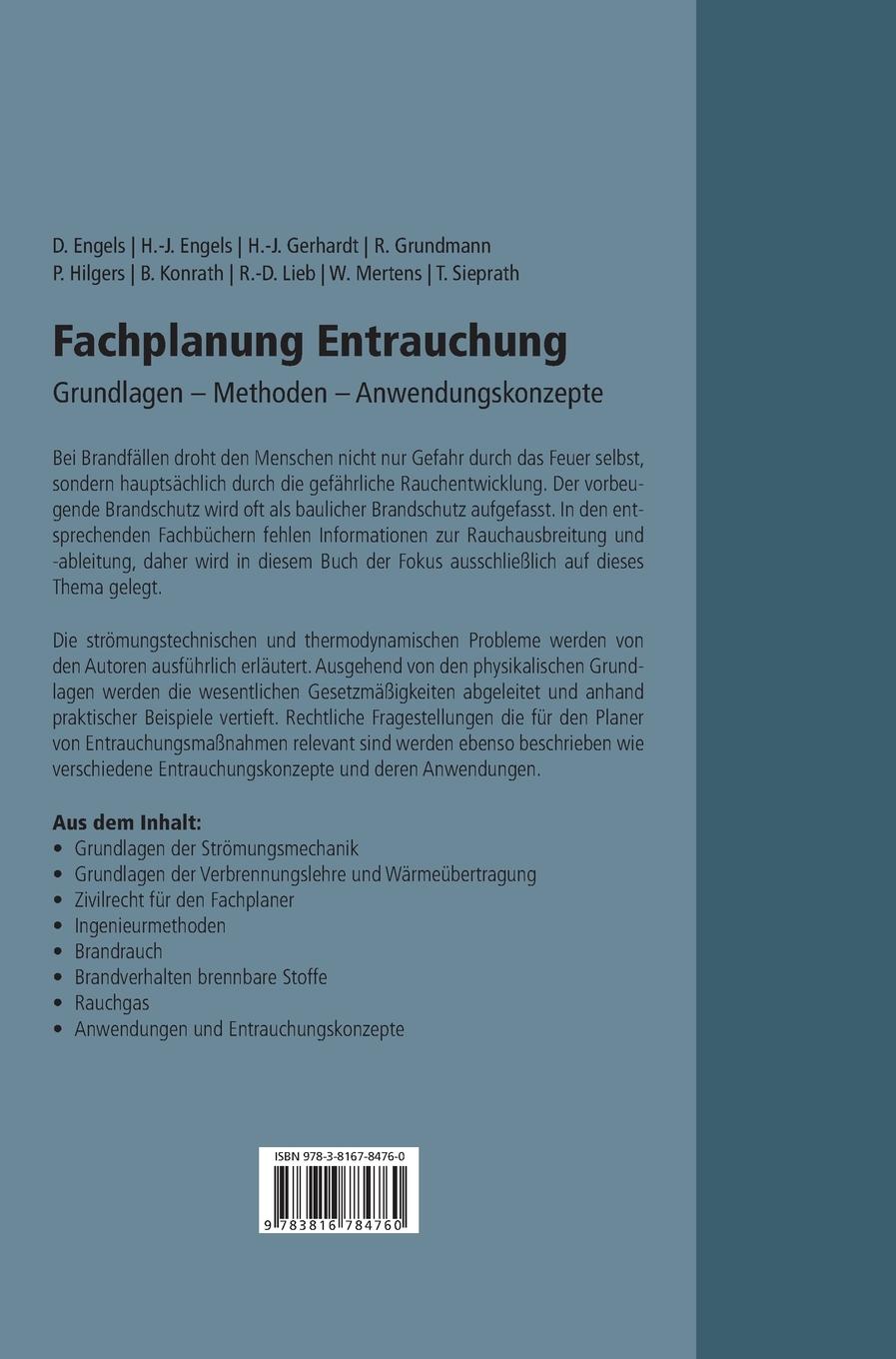 Rückseitencover Fachplanung Entrauchung.