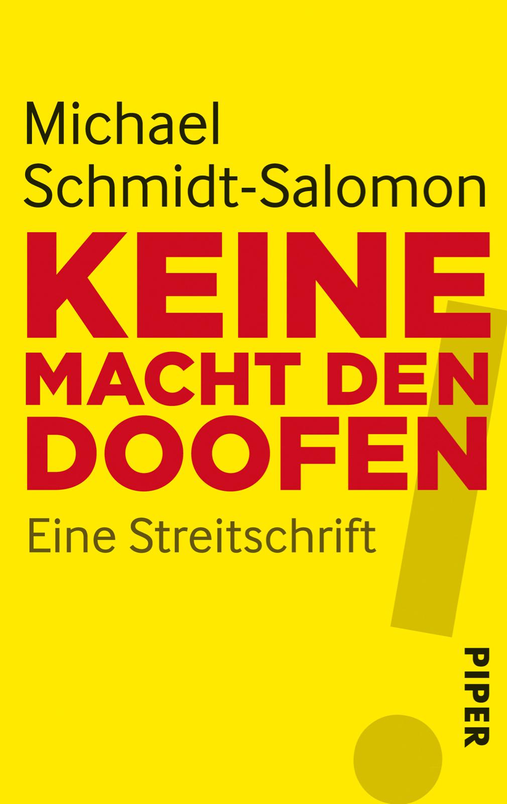 Vorderes Coverbild Keine Macht den Doofen