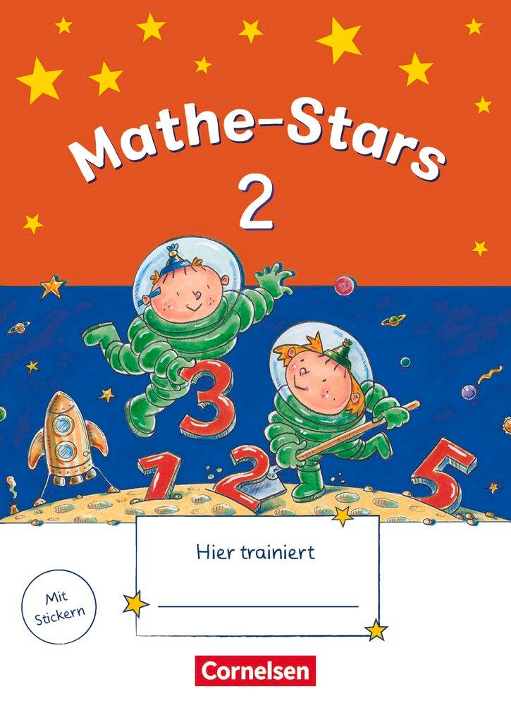 Vorderes Coverbild Mathe-Stars 2. Schuljahr. Übungsheft mit Lösungsheft