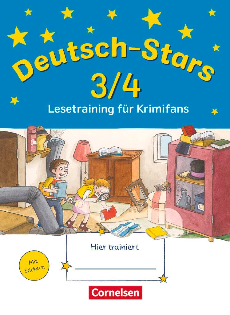 Vorderes Coverbild Deutsch-Stars 3/4. Lesetraining für Krimifans