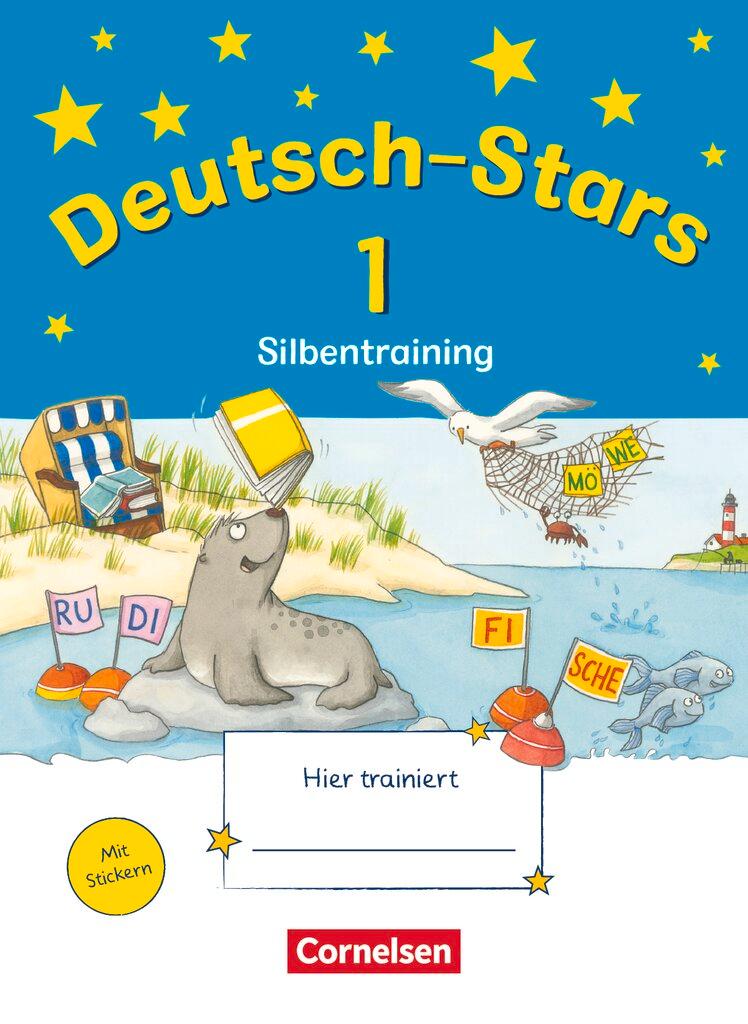 Vorderes Coverbild Deutsch-Stars 1. Schuljahr. Silbentraining