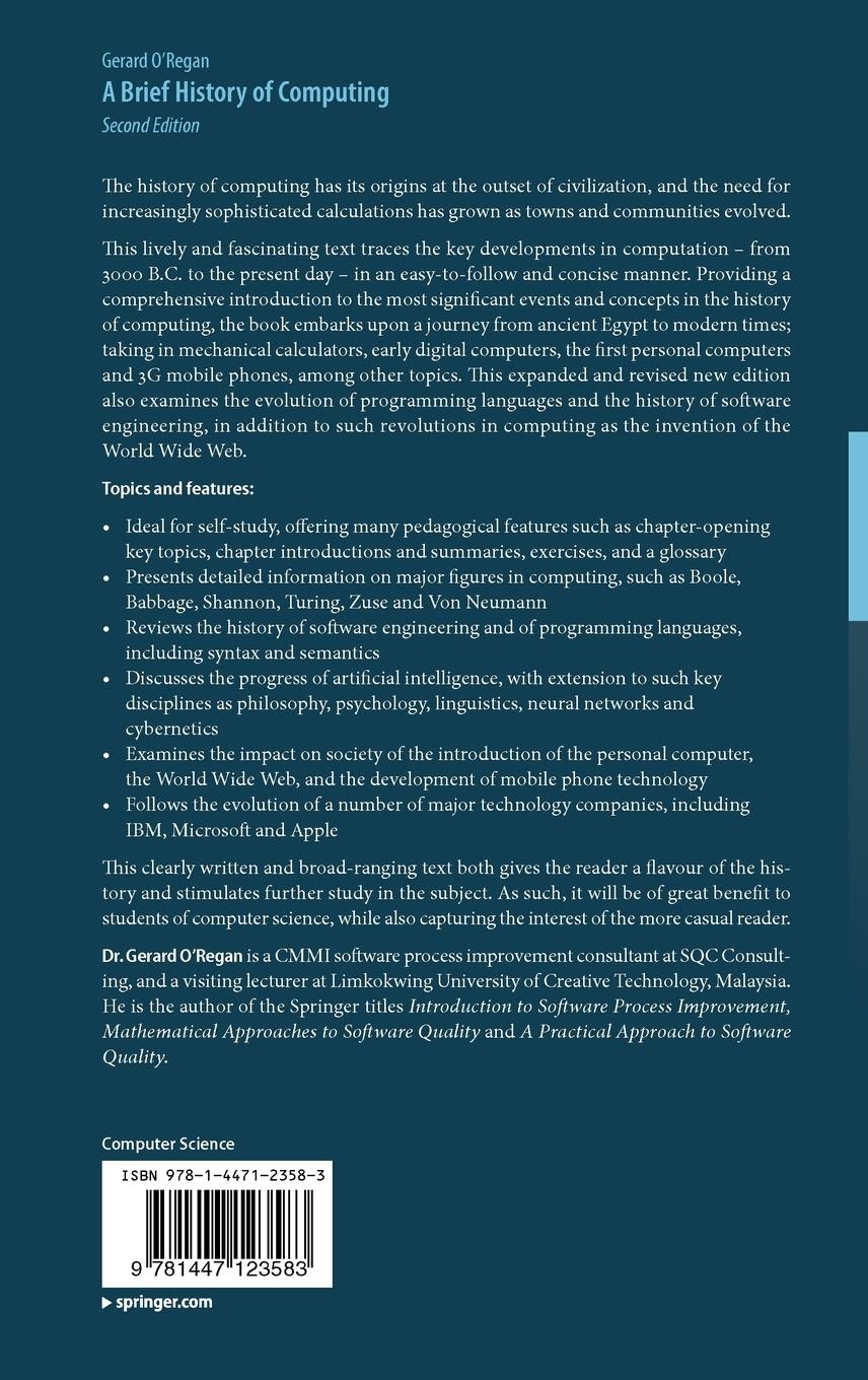 Rückseitencover A Brief History of Computing