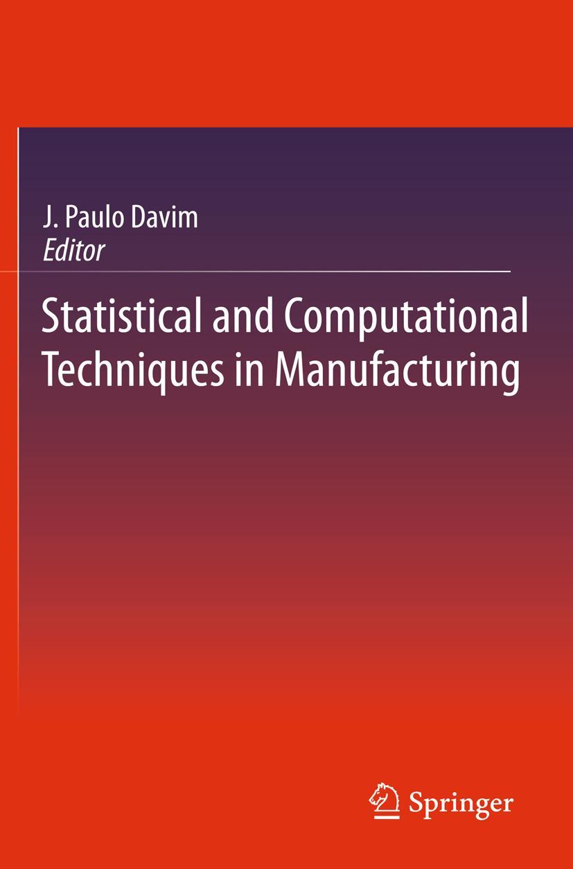 Vorderes Coverbild Statistical and Computational Techniques in Manufacturing