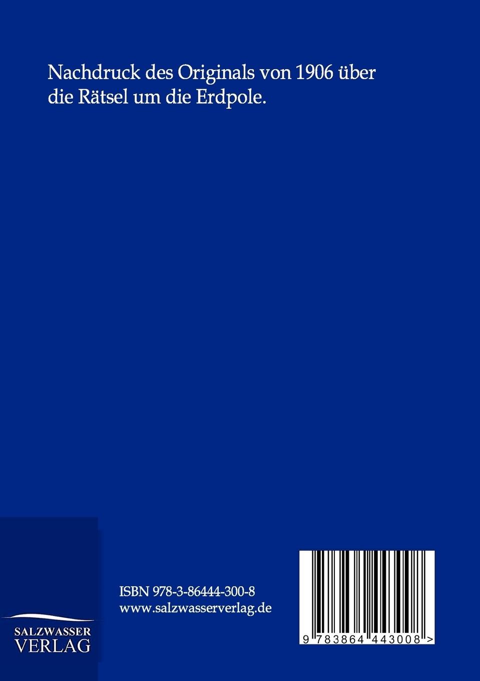 Rückseitencover Die Rätsel der Erdpole